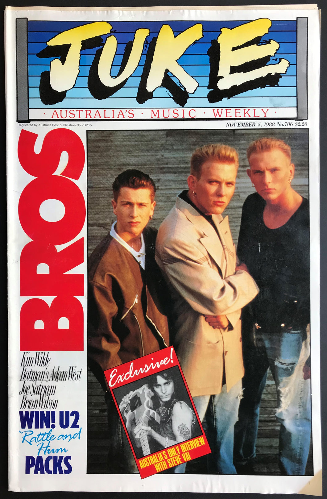 Bros - Juke November 5 1988. Issue No.706