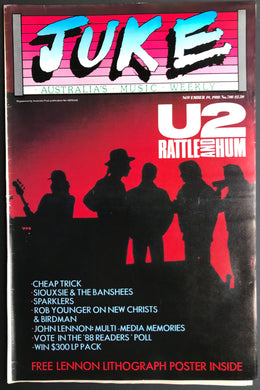 U2 - Juke November 19 1988. Issue No.708