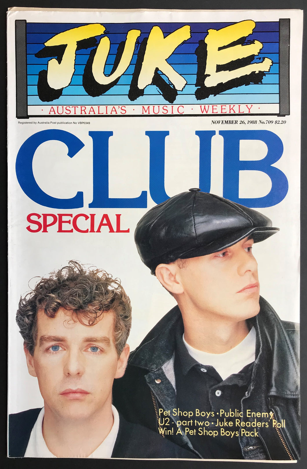 Pet Shop Boys - Juke November 26 1988. Issue No.709