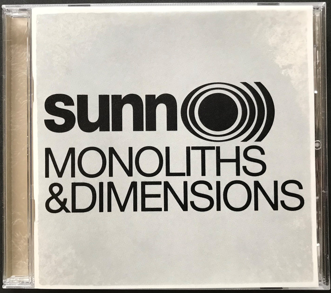 Sunn O))) - Monoliths & Dimensions