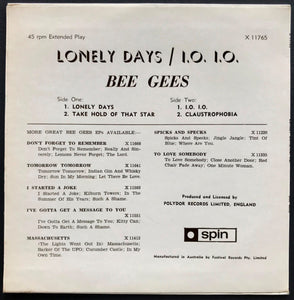 Bee Gees - Lonely Days / I.O. I.O.