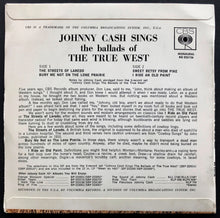 Load image into Gallery viewer, Johnny Cash - Sings The Ballads Of The True West