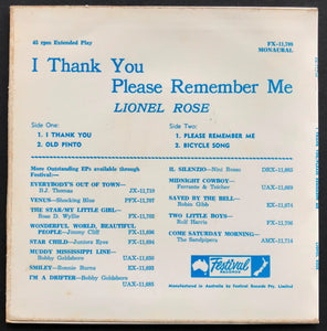 Rose, Lionel - I Thank You