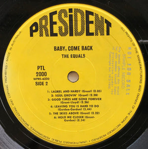 Equals - Baby, Come Back