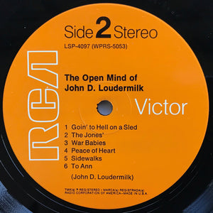 John D. Loudermilk - The Open Mind Of John D. Loudermilk