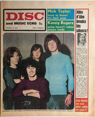 Badfinger - Disc And Music Echo January 31, 1970