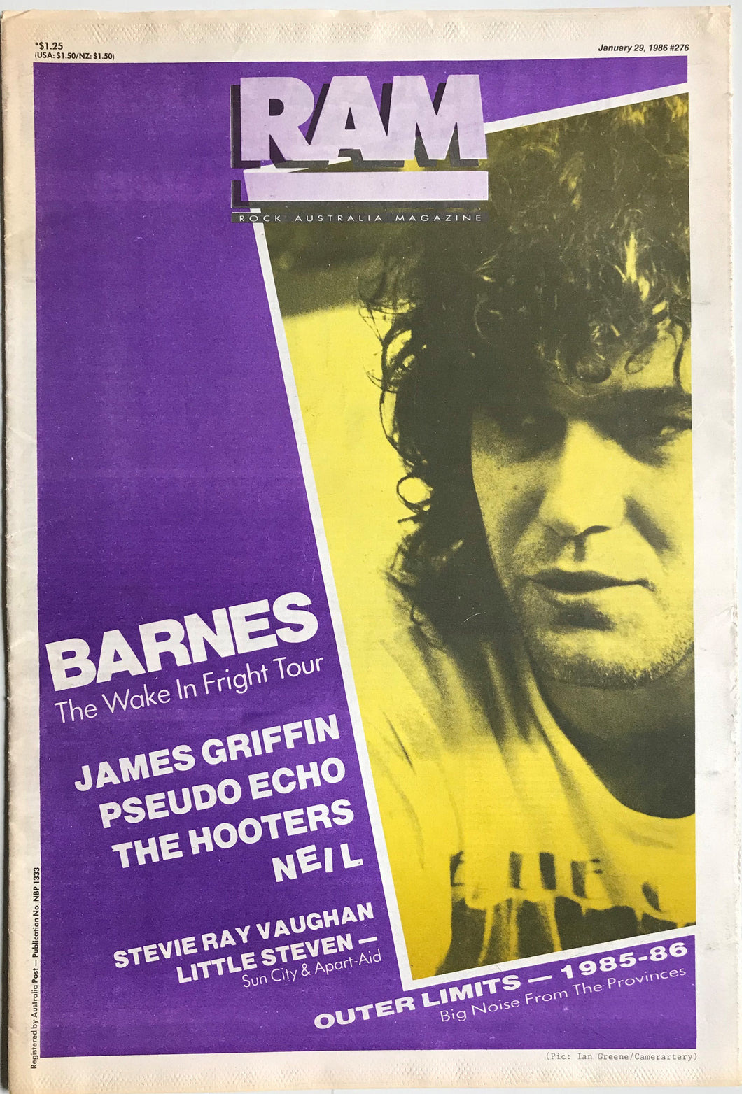 Jimmy Barnes  - RAM January 29, 1986 #276
