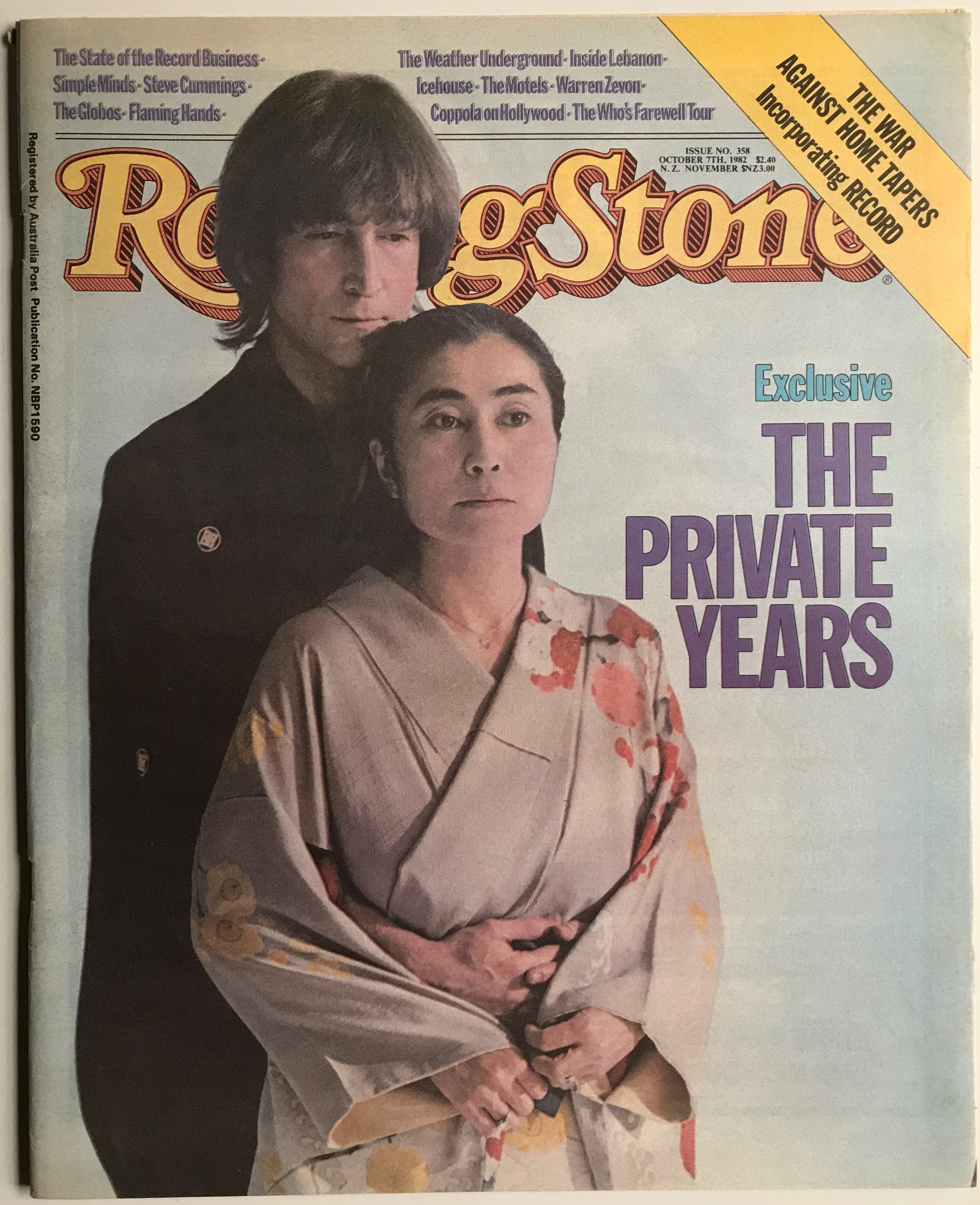 Beatles (John Lennon) - Rolling Stone Magazine – Vicious Sloth