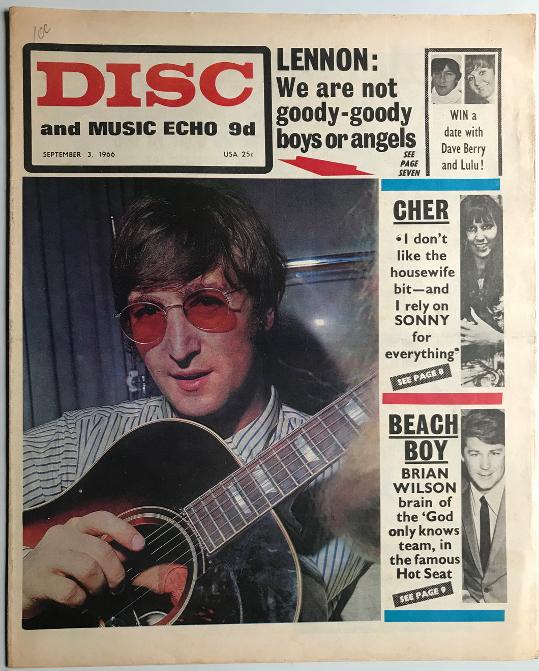 Beatles - Disc And Music Echo September 3, 1966