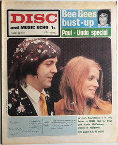 Beatles - Disc And Music Echo March 22, 1969