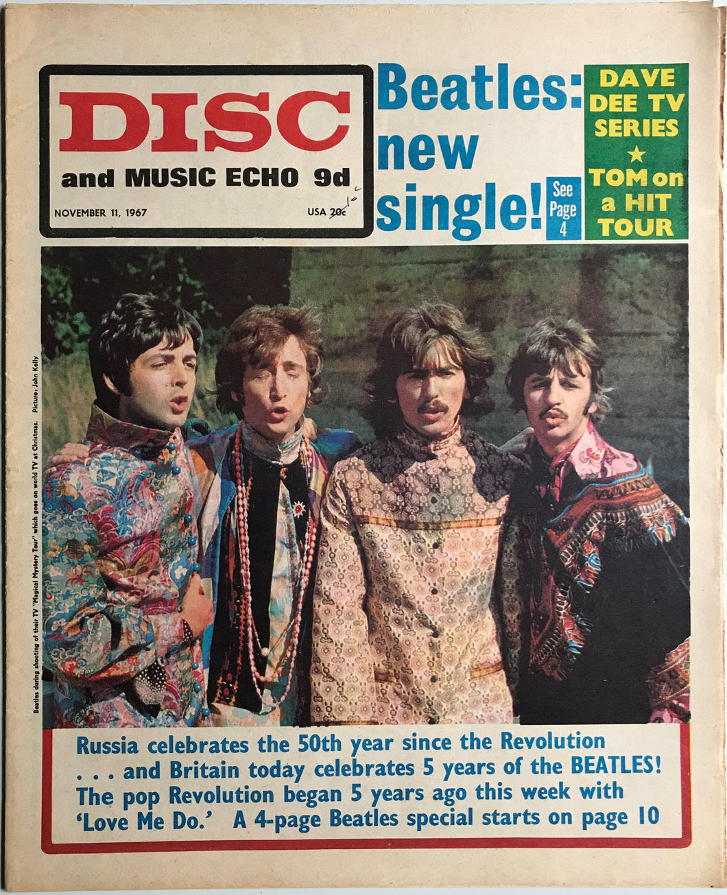 Beatles - Disc And Music Echo November 11, 1967