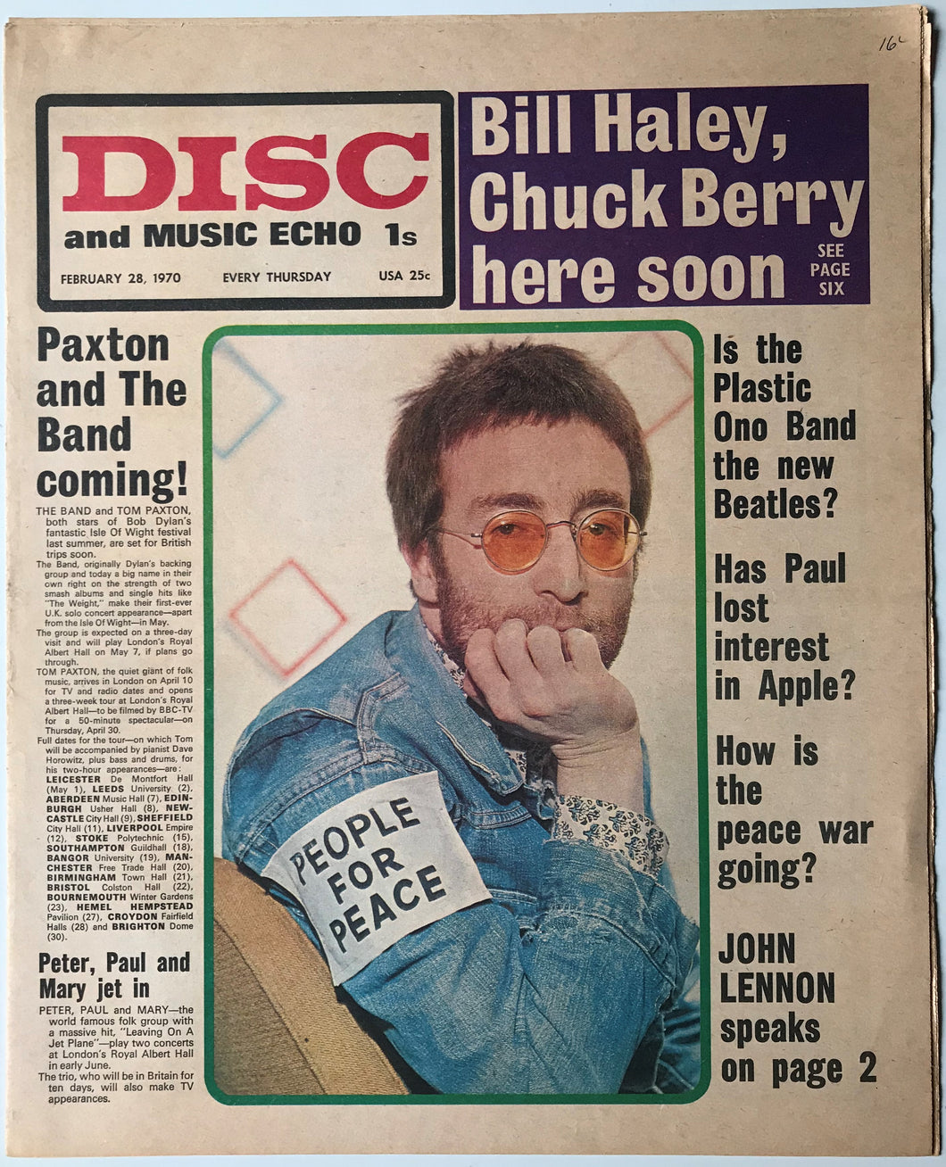 Beatles - Disc And Music Echo February 28, 1970