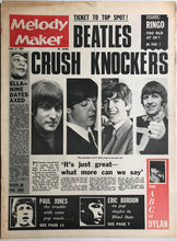 Load image into Gallery viewer, Beatles - Melody Maker April 17, 1965