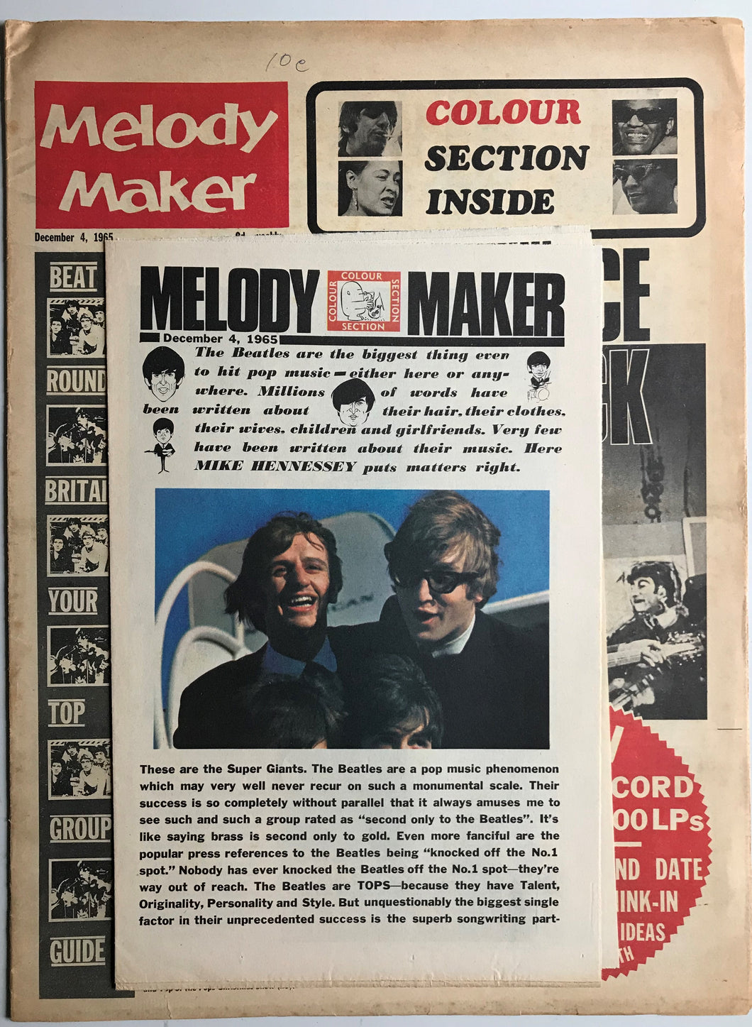 Beatles - Melody Maker December 4, 1965