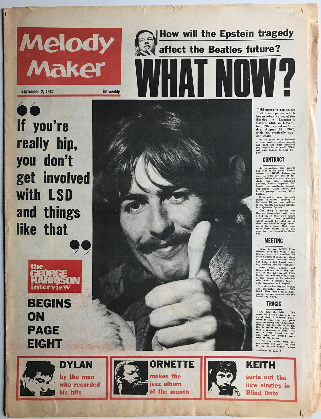 Beatles - Melody Maker September 2, 1967