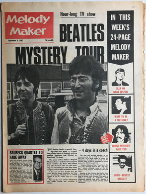 Beatles - Melody Maker September 9, 1967