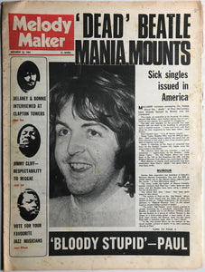 Beatles - Melody Maker November 22, 1969