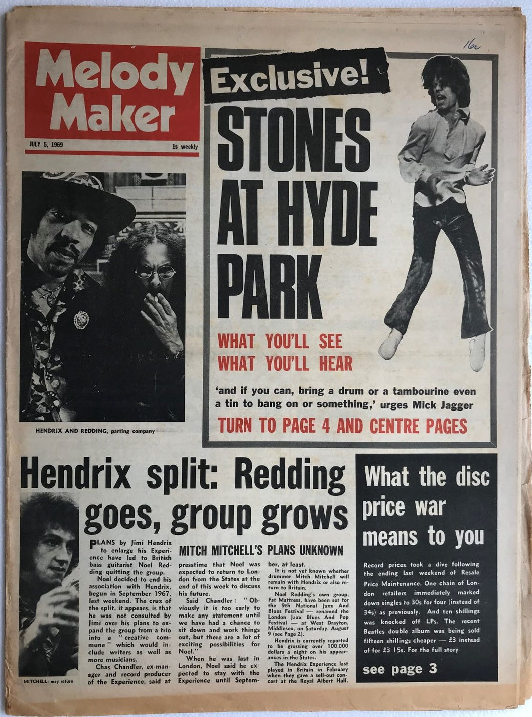 Jimi Hendrix - Melody Maker