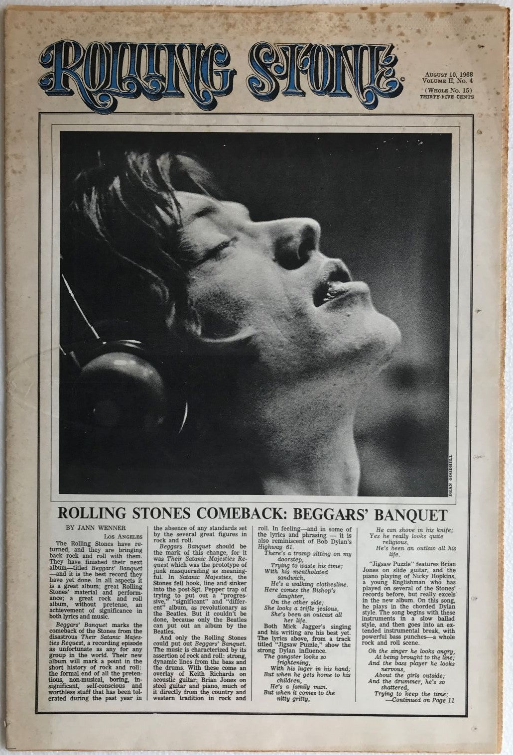 Rolling Stones - Rolling Stone Magazine