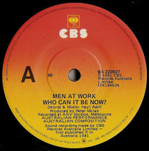 Load image into Gallery viewer, Men At Work - Who Can It Be Now?