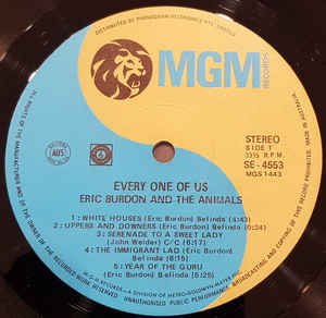 Eric Burdon & The Animals - Every One Of Us