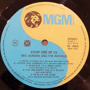 Eric Burdon & The Animals - Every One Of Us