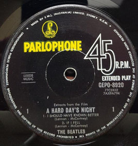 Beatles - Extracts From The Film A Hard Day's Night