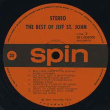 Load image into Gallery viewer, St.John, Jeff - The Best Of Jeff St.John