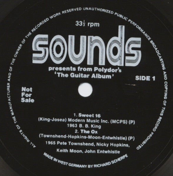 Who (John Entwistle) - Sounds Presents From Polydor's The Guitar Album