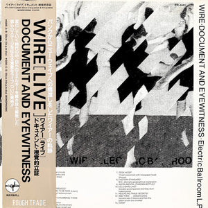 Wire - Document And Eyewitness: Electric Ballroom LP
