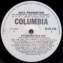 Load image into Gallery viewer, Jones, Wizz - (CHAS McDEVITT &amp; SHIRLEY DOUGLAS) 16 Big Folk Hits