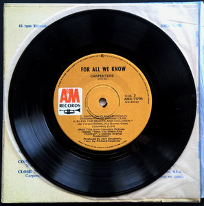 Carpenters - For All We Know