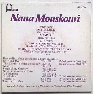 Nana Mouskouri - Day Is Done