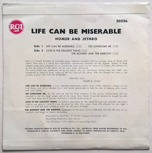 Homer & Jethro - Life Can Be Miserable