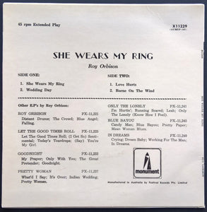 Roy Orbison - She Wears My Ring