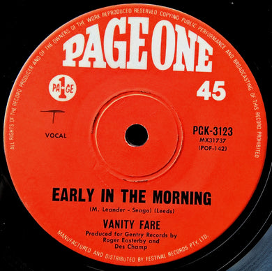 Vanity Fare - Early In The Morning