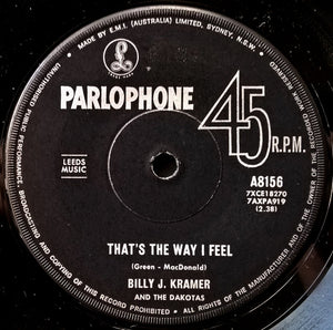 Billy J. Kramer & The Dakotas - Trains And Boats And Planes