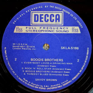 Savoy Brown - Boogie Brothers