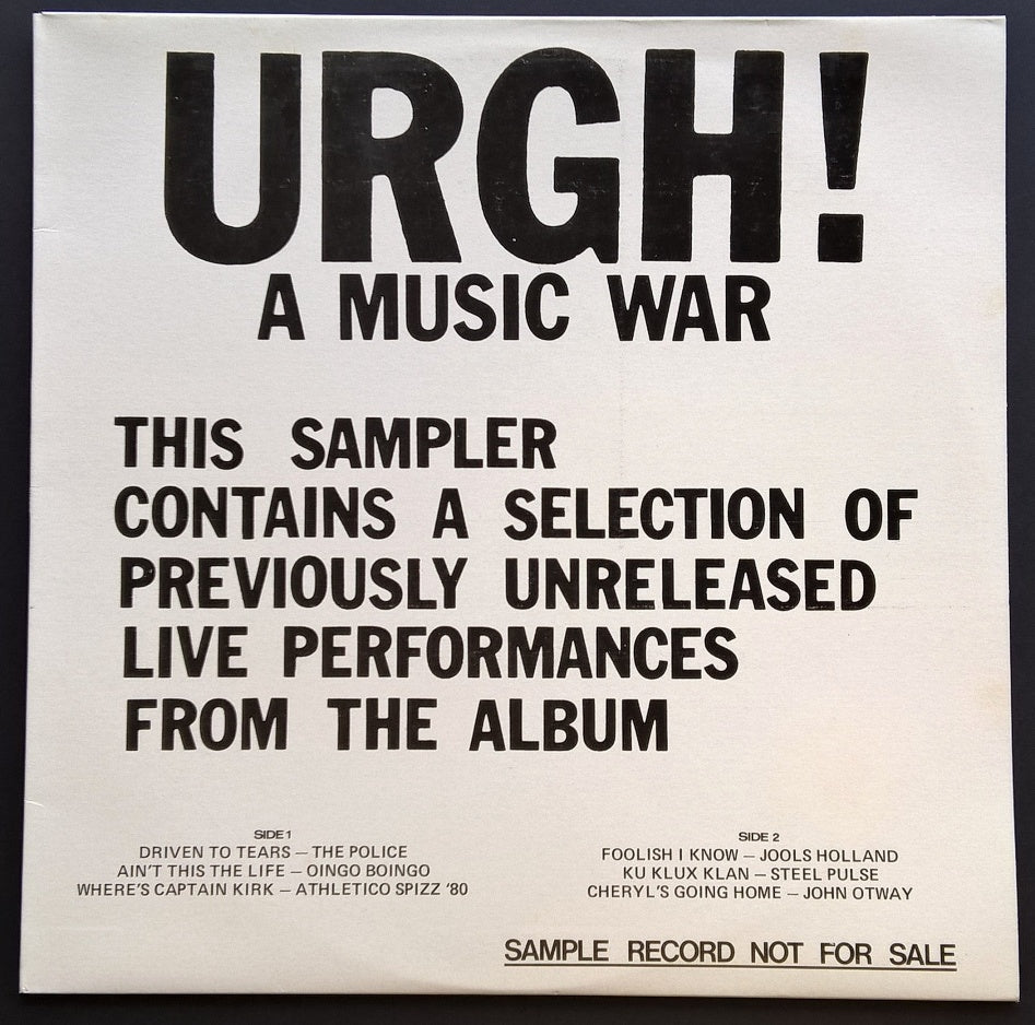 Police - Urgh! A Music War