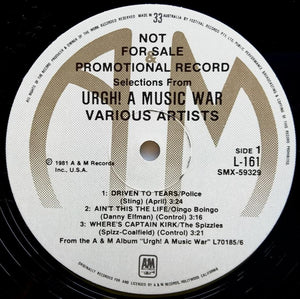 Police - Urgh! A Music War
