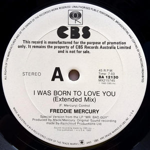 Queen (Freddie Mercury) - I Was Born To Love You