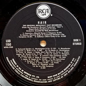 O.S.T. - Hair The Original Broadway Cast Recording