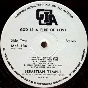 Temple, Sebastian - God Is A Fire Of Love