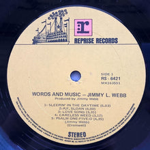 Load image into Gallery viewer, Jimmy Webb - Words And Music
