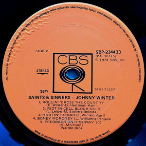 Winter, Johnny - Saints & Sinners