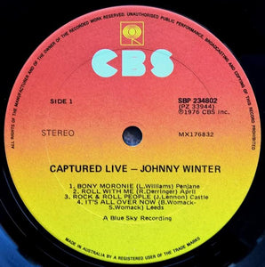 Winter, Johnny - Captured Live!