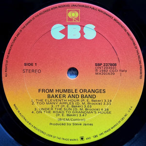 Baker, Ginger (Baker And Band) - From Humble Oranges