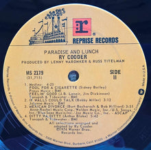 Load image into Gallery viewer, Ry Cooder - Paradise And Lunch