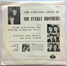 Load image into Gallery viewer, Everly Brothers - The Fabulous Style Of