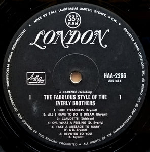 Everly Brothers - The Fabulous Style Of